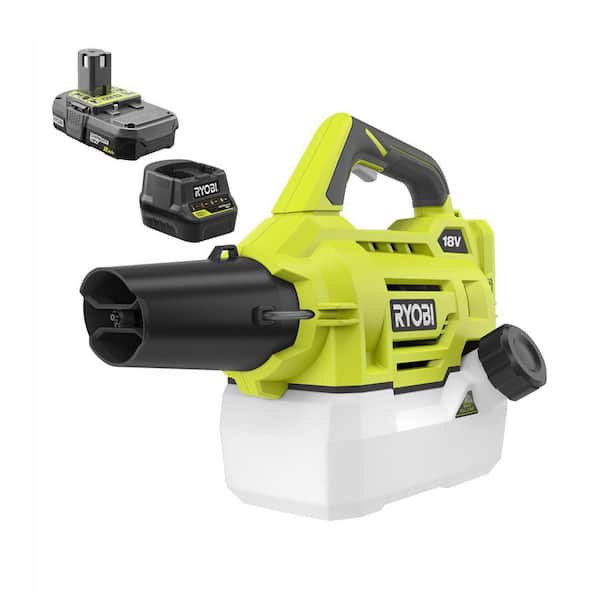 RYOBI ONE+ 18V Cordless Battery Fogger/Mister with  Ah Battery and  Charger P2850 - The Home Depot