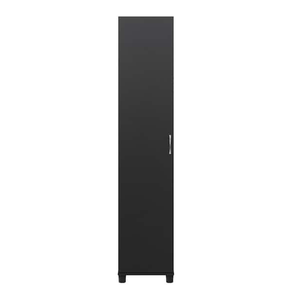SystemBuild Evolution Lonn 15.67 in. x 74.29 in. x 15.39 in. 5 Shelves Freestanding Utility Cabinet in Black