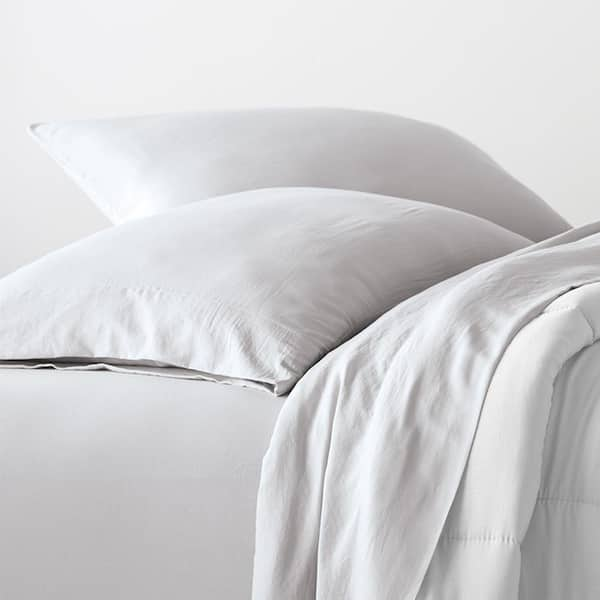 Light gray pillow cases best sale