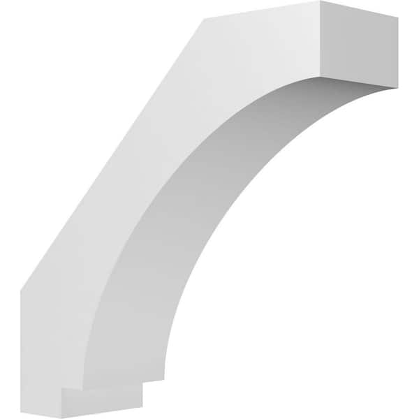 Ekena Millwork Imperial 5 in. x 16 in. x 16 in. Architectural Grade PVC Knee Brace