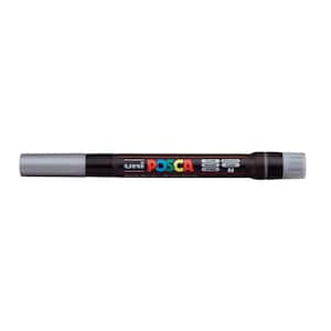 BLACK Color Sharpie Oil Based Opaque Paint Marker Pen Medium Point Tip  Permanent Ink Mark to Wood Glass Plastic Stone Leather 35549 
