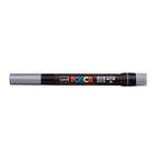 PCF-350 Brush Tip Paint Marker, Silver