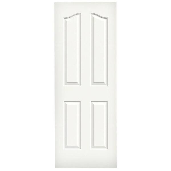 JELD-WEN 32 in. x 80 in. Provincial White Painted Textured Molded Composite MDF Interior Door Slab