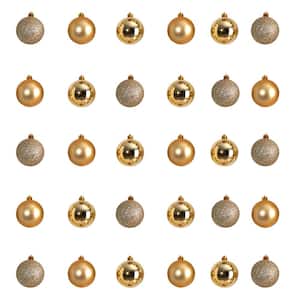 Haute Decor 3.35 in. Burnished Gold Metal Jingle Bell Christmas