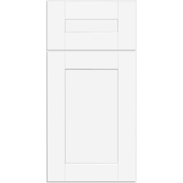Arlington Vesper White Plywood Shaker Assembled Vanity Sink Base Kitchen Cabinet Sft Cls 24 in W x 21 in D x 34.5 in H