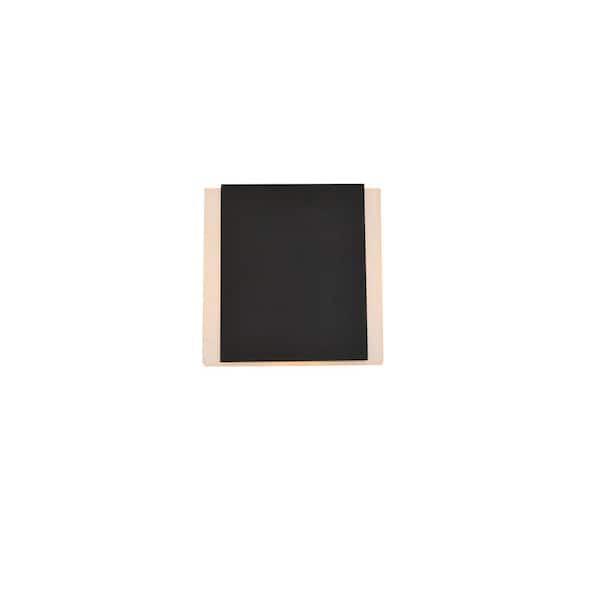 Unbranded Timeless Home 1-Light Square Black LED Outdoor Wall Sconce