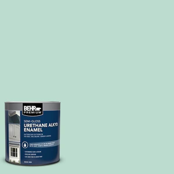 BEHR PREMIUM 1 qt. #M420-3 Mirador Semi-Gloss Enamel Urethane Alkyd Interior/Exterior Paint