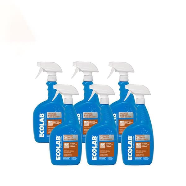 32 fl.oz. Hardwood and Laminate Floor Cleaner Advanced No-Rinse Solution Safe on Wood Laminate Marble and Vinyl (6-Pack)