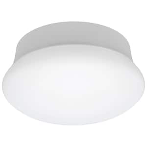Spin Light 7 in. 810 Lumens Selectable CCT LED Flush Mount Ceiling Light Closet Laundry Basement (4-Pack)