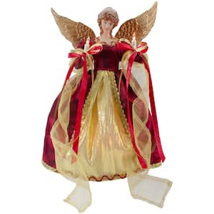 NEW TRADITIONS SIMPLIFY YOUR HOLIDAY Large Red Glitter Ribbon Christmas  Tree Topper Bow and 12 Mini Bows (13-Pieces) 49995114DD - The Home Depot