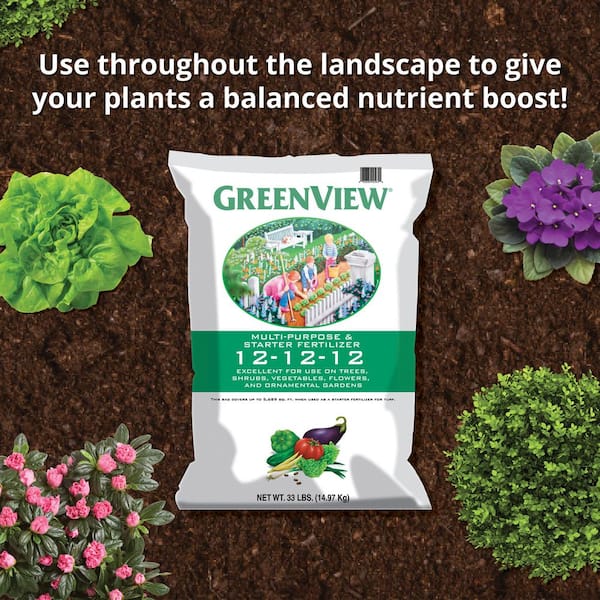 GreenView 33 lb. Multi-Purpose Fertilizer 2229871 - The Home Depot