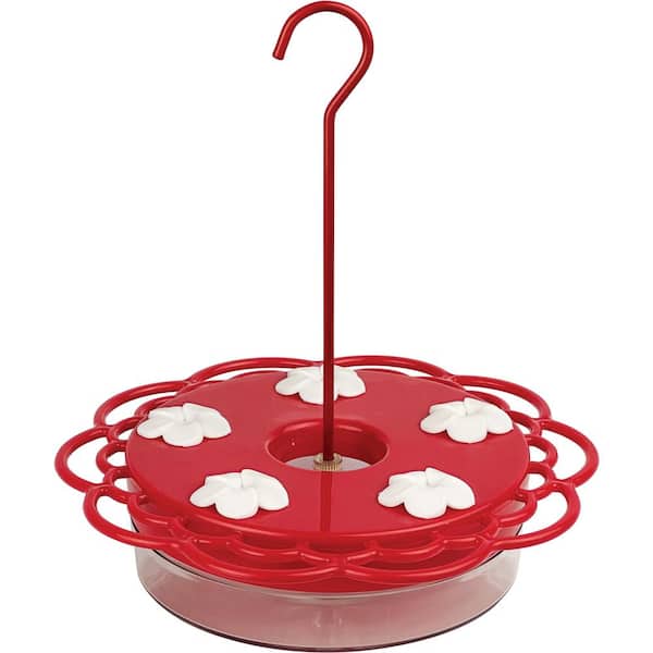 Nature's Way 2-N-1 Plastic Dish Hummingbird Feeder 13 oz