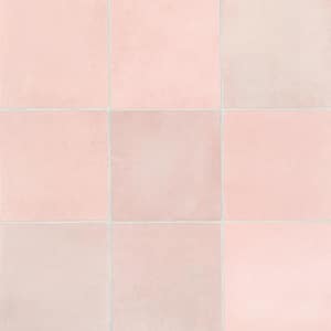 Cloe Square Glossy Pink 5 in. x 5 in. Ceramic Wall Tile (10.83 sq. ft./Case)