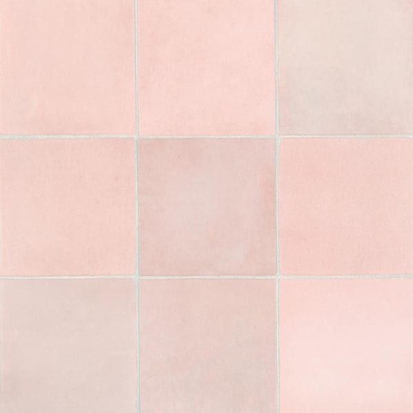 Bedrosians Cloe Square Glossy Pink 5 in. x 5 in. Ceramic Wall Tile (10.83 sq. ft./Case)