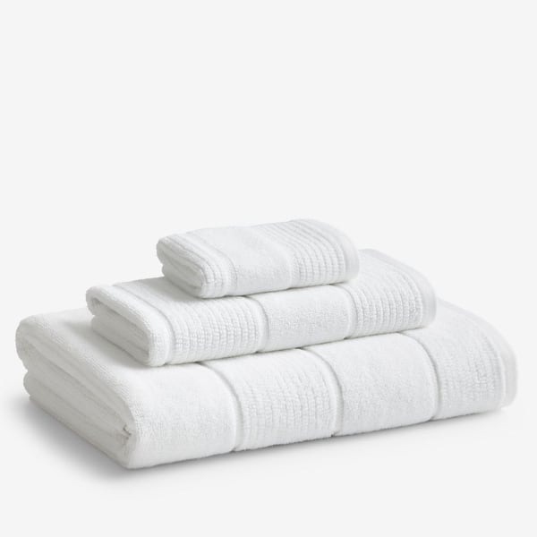 Company Cotton Textured Stripe Wash Cloth