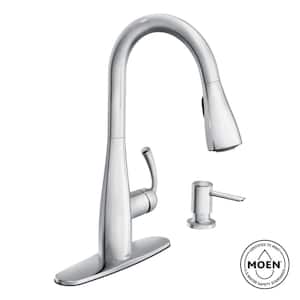 ☆YONE☆ MOEN Noell Single-Handle Pull-Down Sprayer Kitchen Faucet