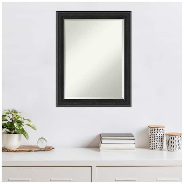 Amanti Art Shipwreck Black Narrow 22 in. H x 28 in. W Framed Wall