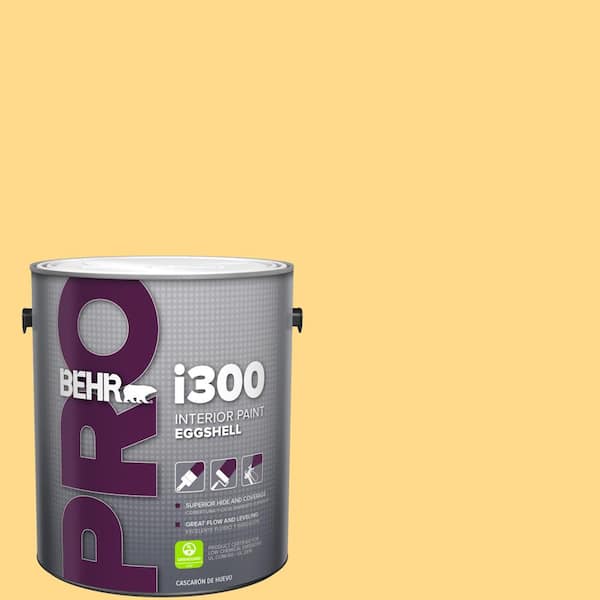 1 gal. #P260-4 Banana Mania Eggshell Interior Paint