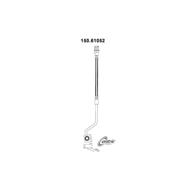 Centric Parts Brake Hydraulic Hose 1987-1993 Ford Mustang