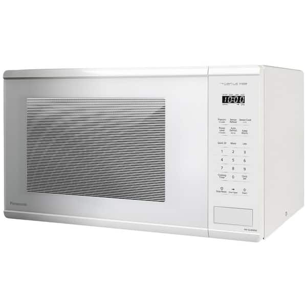 20.4 in. 1.3 Cu. Ft. Countertop Microwave in White with Genius Cooking Sensor