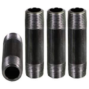 Black Steel Pipe, 3 in. x 7 in. Nipple Fitting (Pack of 4)