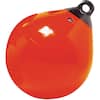 Taylor Made 15 In. Tuff End Buoy, Orange 61146 - The Home Depot