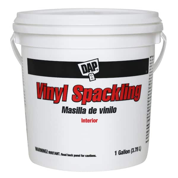 DAP Ready-to-Use 128 oz. White Vinyl Spackling (2-Pack)