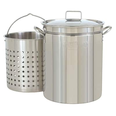 GRILL Access 62 qt. Stainless Steel Stock Pot with Lid