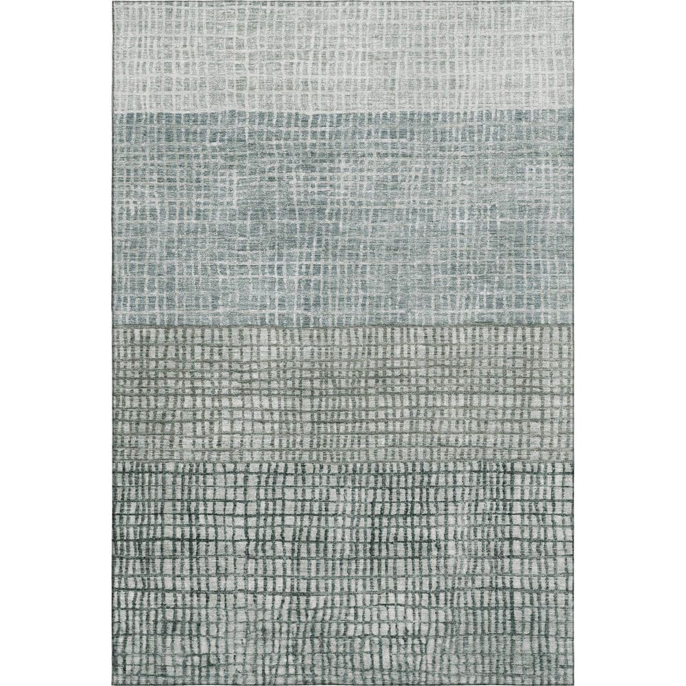 Mayfield Premium Machine Washable Abstract AMF1831 Aqua 3 ft. x 4 ft. Area Rug price history on PriceWatchPro