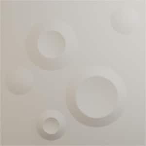 Cole Satin Blossom White 1/3 in. x 1 ft. x 1 ft. White PVC Decorative Wall Paneling 1-Pack