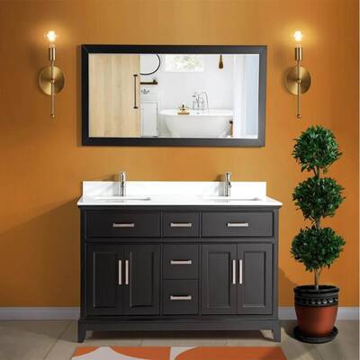 Black Bathroom Vanities With Tops Bathroom Vanities The Home Depot Black Bathroom Vanities With Tops Bathroom Vanities The Home Depot