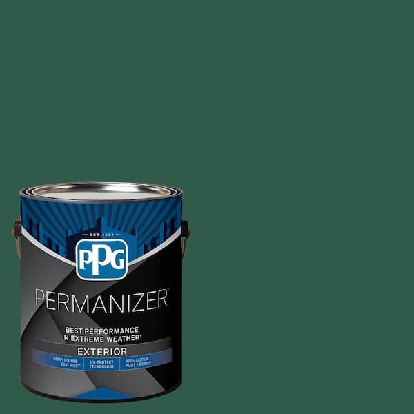 1 gal. PPG1139-7 Billiard Green Semi-Gloss Exterior Paint