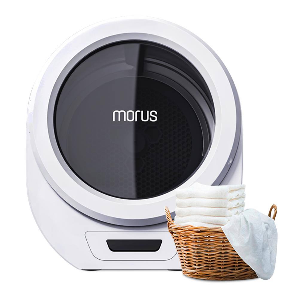 morus 0.78 cu.ft. Vented Front Load Electric Dryer in White with