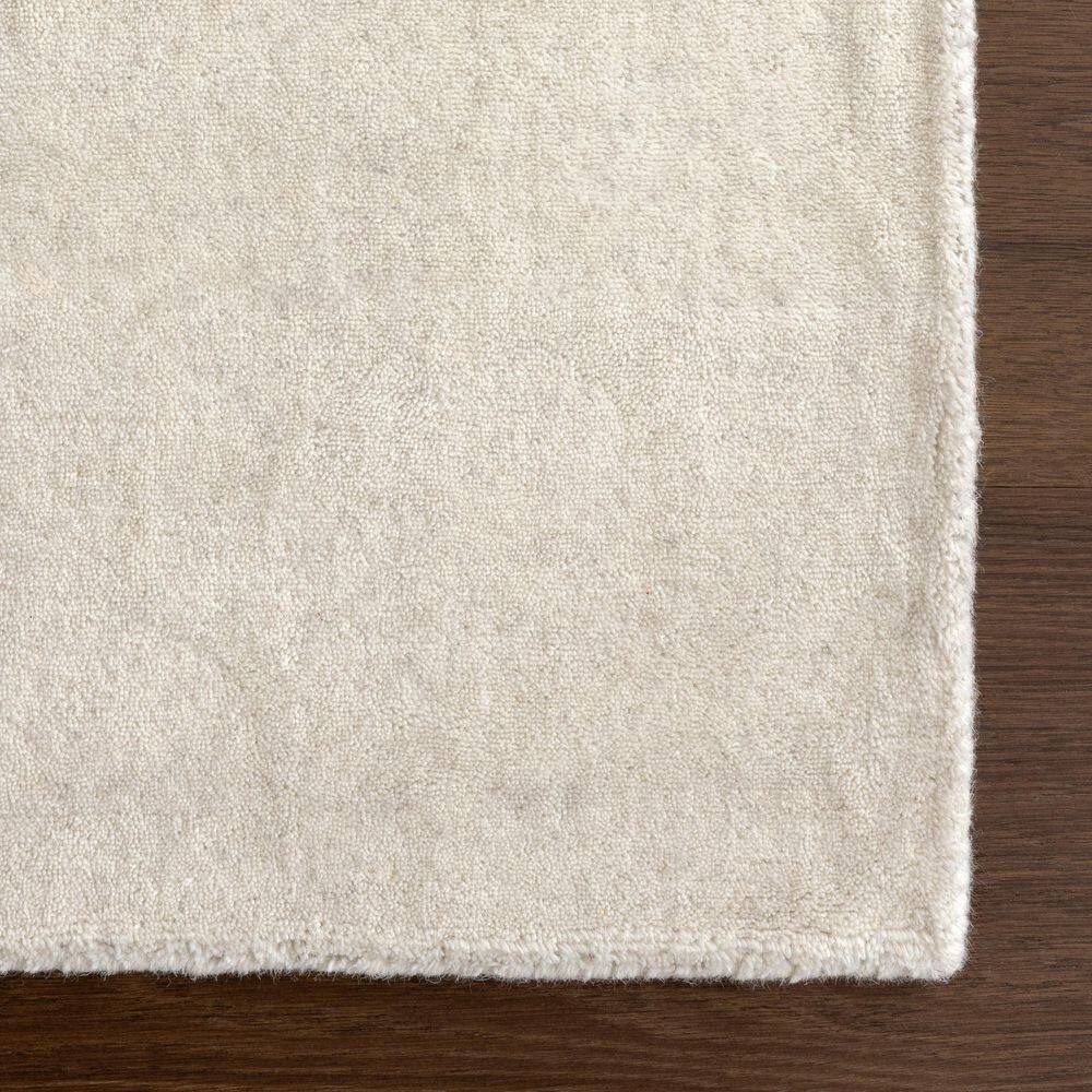 Maru Ivory Handmade Wool Rectangular Area Rug 8' x 10'