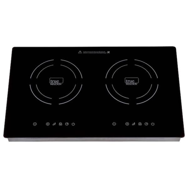 TI-2B 23 in. Dual Element Black Induction Glass-Ceramic Cooktop 1750W 858UL Certified