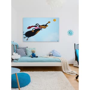 40 in. H x 52 in. W "Super Fetch" by Marmont Hill Printed Canvas Wall Art