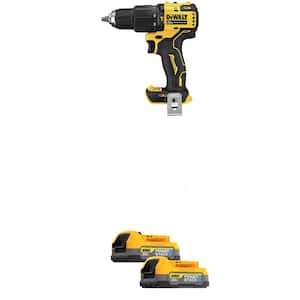 ATOMIC 20V MAX Lithium-Ion Cordless Brushless Compact 1/2 in. Hammer Drill with (2) 1.7 Ah POWERSTACK Compact Batteries