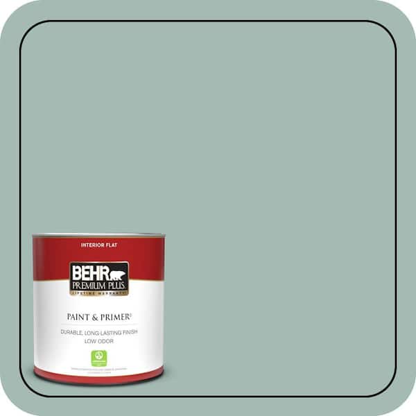 1 qt. #S430-3 Garden Twilight Flat Low Odor Interior Paint & Primer