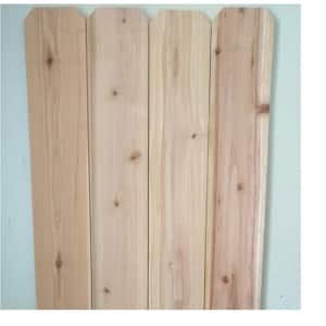 5/8 in. x 5-1/2 in. x 6 ft. Premium Select Quality Japanese Red Cedar Fence Pickets Dog-Ear, Full Pallet (560-Pickets)