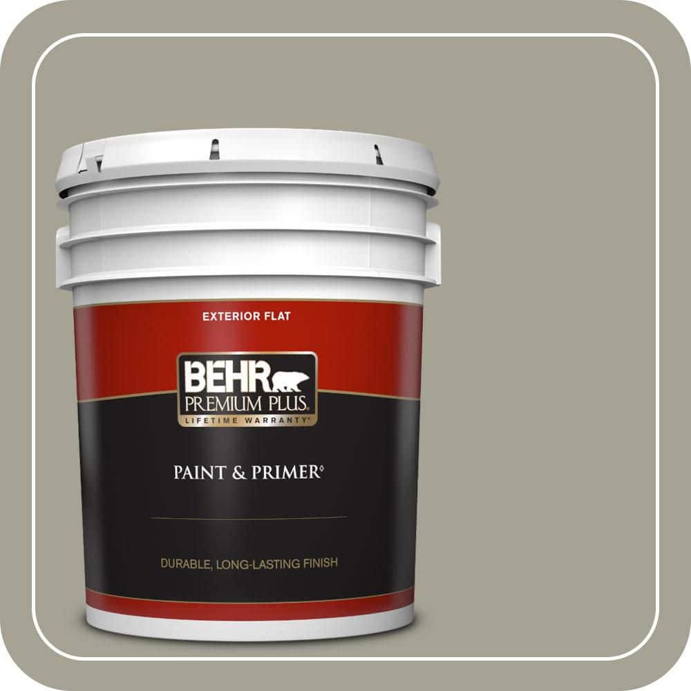 5 gal. Home Decorators Collection #HDC-NT-01 Woodland Sage Flat Exterior Paint & Primer price history on PriceWatchPro