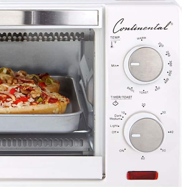 Courant 2-Slice White Toaster Oven (650-Watt) | WTO621W697