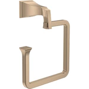 Dryden Open Towel Ring in Champagne Bronze