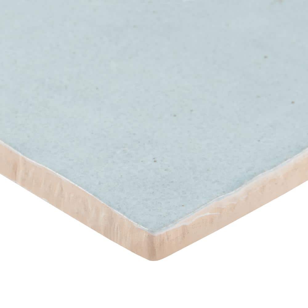 Karma Turquoise 3 in. x 8 in. Polished Ceramic Wall Tile (36 pieces 5.38 Sq. Ft. / Case)