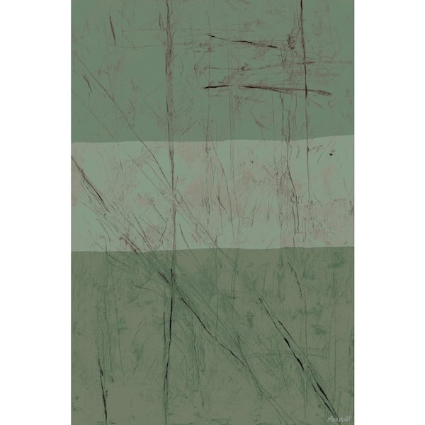 Unbranded "Stamp of Authority" by Marmont Hill Unframed Canvas Abstract Art Print 30 in. x 20 in.