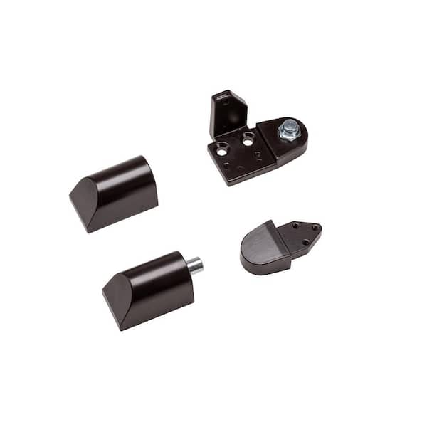Global Door Controls Amarlite Style 3/4 in. Duronodic Left Hand Offset Door Pivot Hinge Set for Adams Rite Type Storefront Door