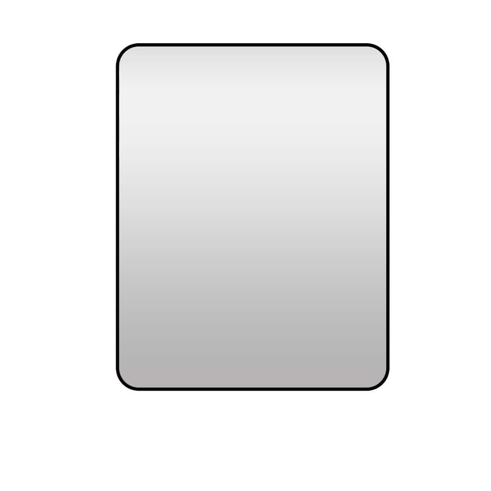 32 in. W x 24 in. H Rectangular Aluminum Alloy Metal Framed Rounded Corner 