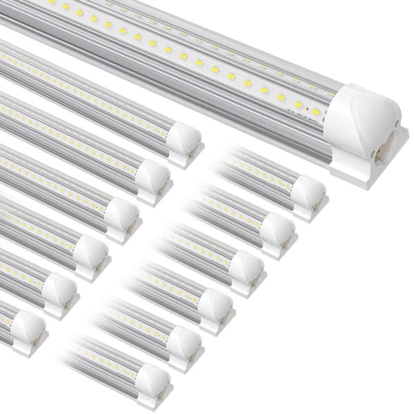 BIBIVIS 12-Pack 4 ft. 42-Watt T8 LED White Shop Light for Garage