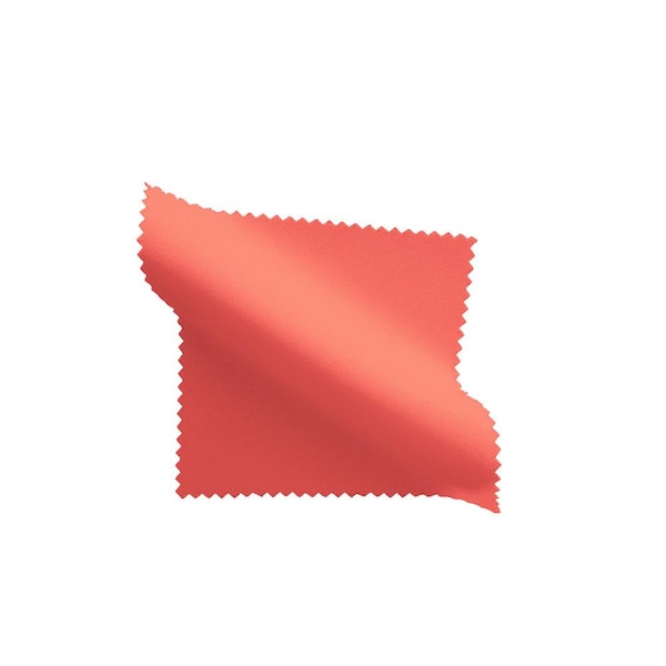 LA Linen 90 in. x 132 in. Coral Solid Polyester Poplin Rectangular Tablecloth