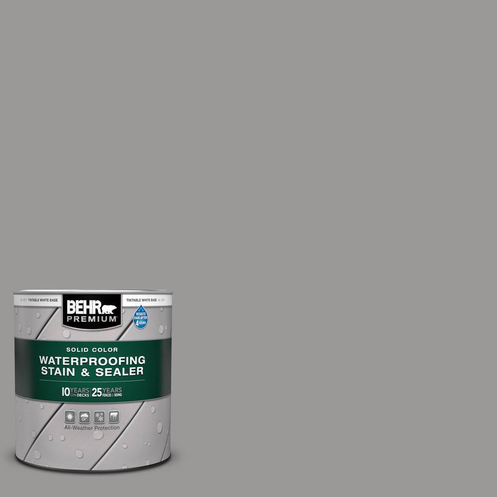 1 qt. #HDC-NT-10A Dolphin Gray Solid Color Waterproofing Exterior Wood Stain and Sealer price history on PriceWatchPro