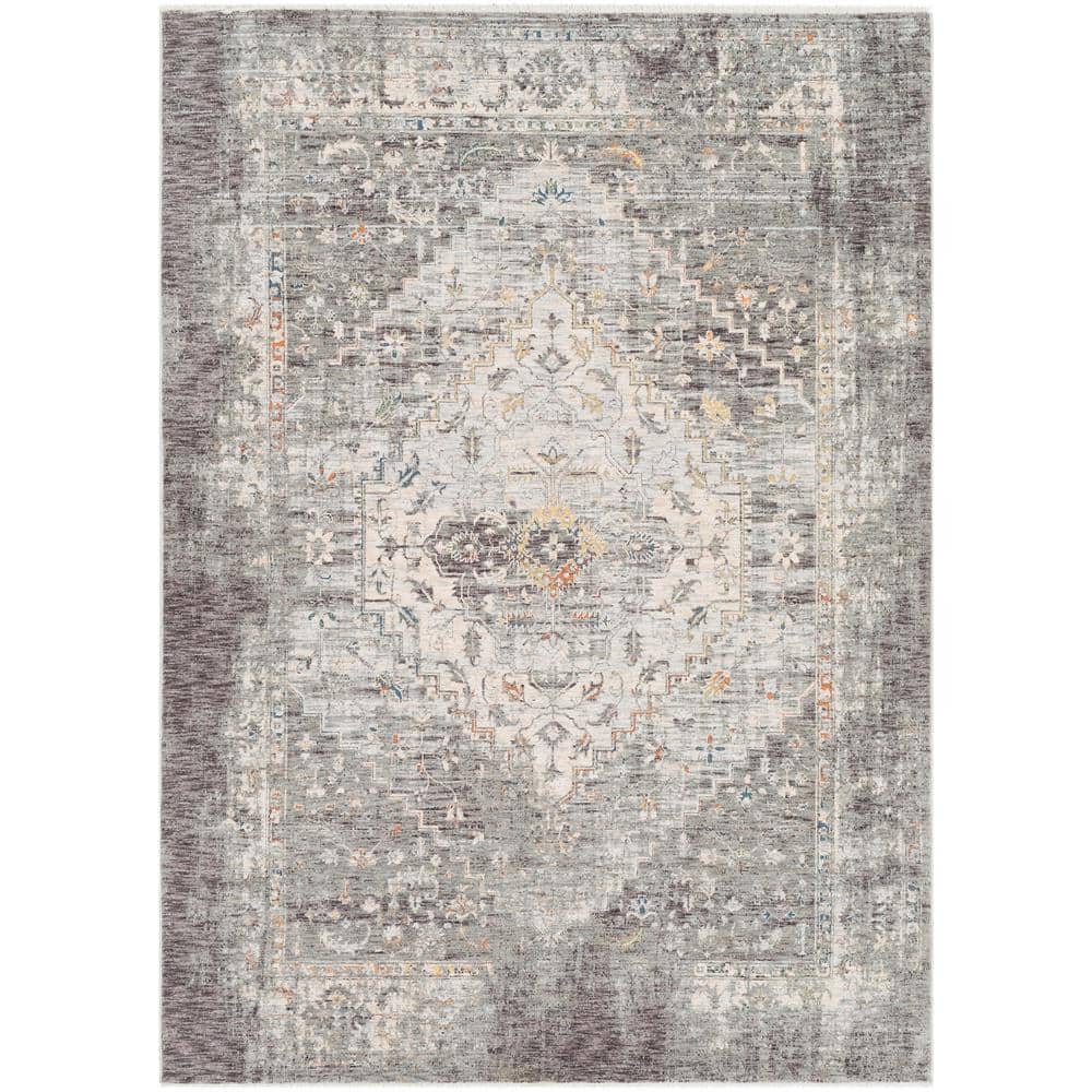 Congressional Grey Doormat 3 ft. x 5 ft. Oriental Area Rug price history on PriceWatchPro